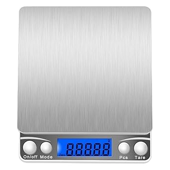 【クリックで詳細表示】HAPPY CY 改良版 デジタルスケール 高精度計量器 電子秤 はかり皿はかり 計量範囲0.01g -500g 個数計量機能 風袋引き機能 業務用 プロ用