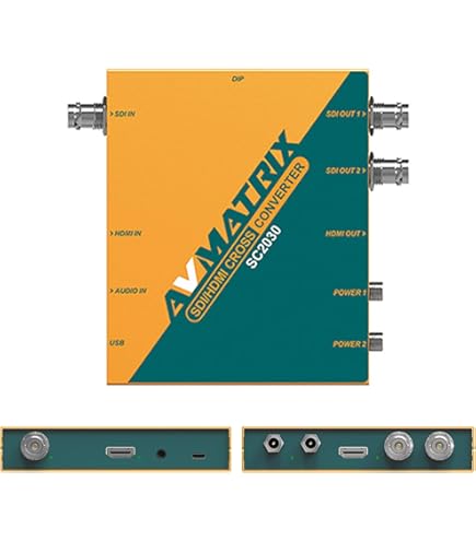 Amazon.com: AVMATRIX SD2080 2x8 SDI/HDMI Signal Splitter Converter