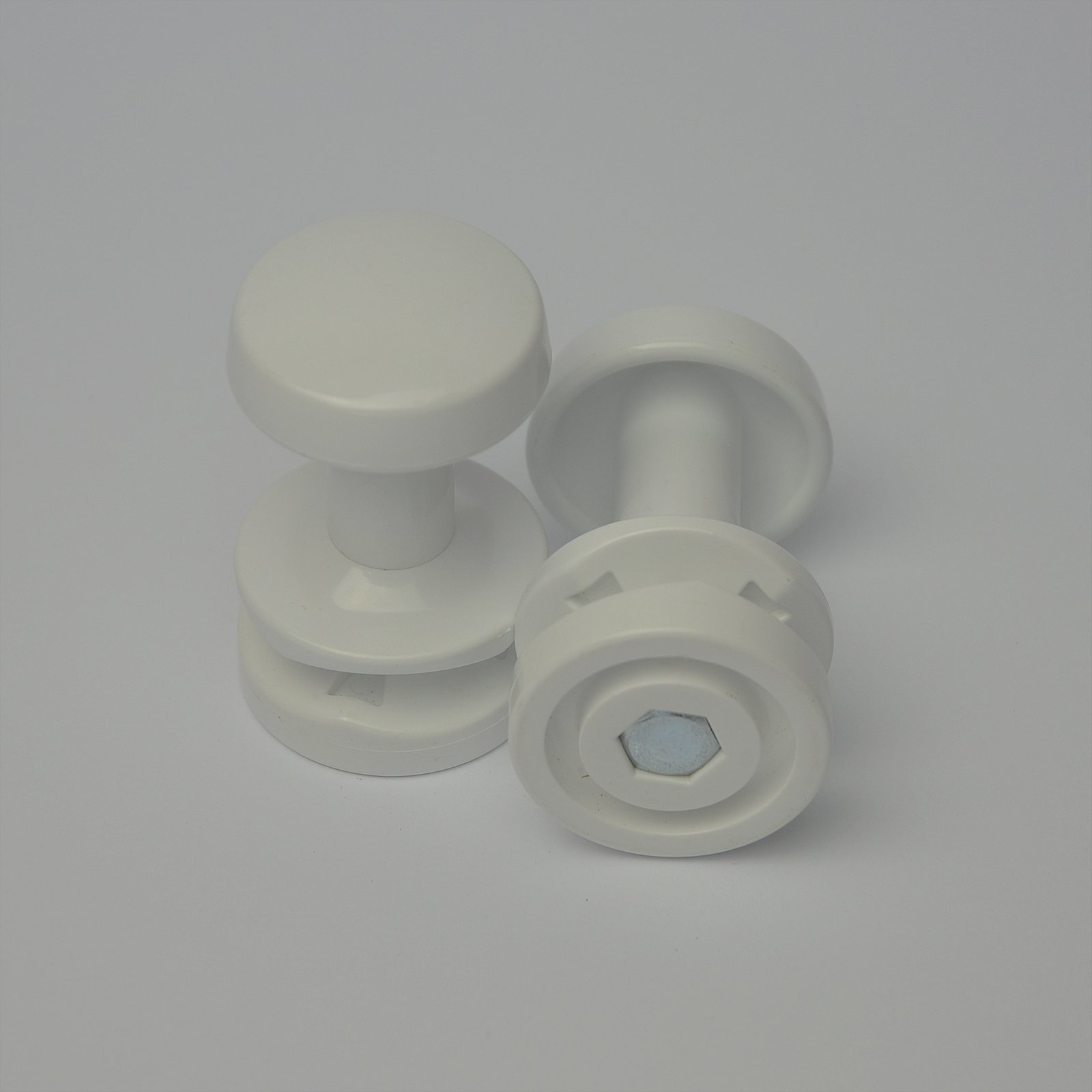 Companyblue Extra Hanger for Heated Towel Rail Radiator Bath Robe Hook Clip Pair Peg (White)