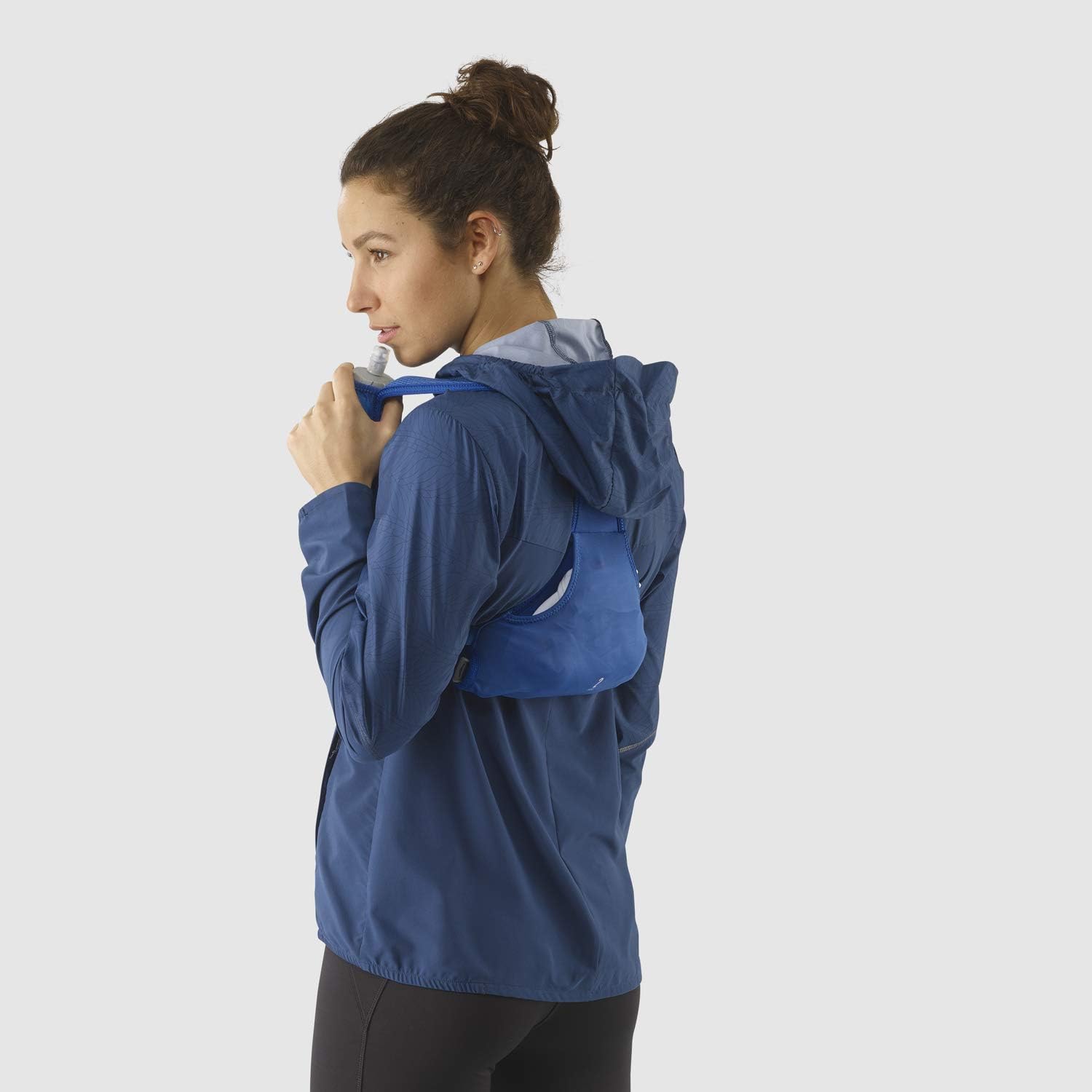Salomon Agile 2 Set Unisex Running Bag, Ideal for Running and Cycling with safe storage for essentials Nebulas Blue - Image 5