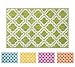 Modern Rug Calipso Green 2'X7'3'' Lattice Trellis Accent Area Rug Entry Way Bright Kids Room Kitchn Bedroom Carpet Bathroom Soft Durable Area Rug