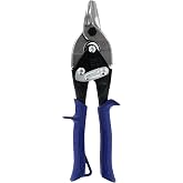 MIDWEST Bulldog Aviation Tin Snip - Straight Cut Regular Tinner Shears, Made in the USA - MWT-6716B