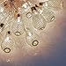 Baihemiya Gold Moroccan LED String Lights Curtain Christmas Light for Indoor, Bedroom, Patio, Lawn, Landscape, Fairy Garden, Home, Wedding, Holiday, Christmas Tree, Halloween, Party (Length 4m)