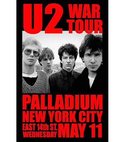 Amazon.com: U2 REPLICA 1987 CONCERT POSTER: Posters & Prints