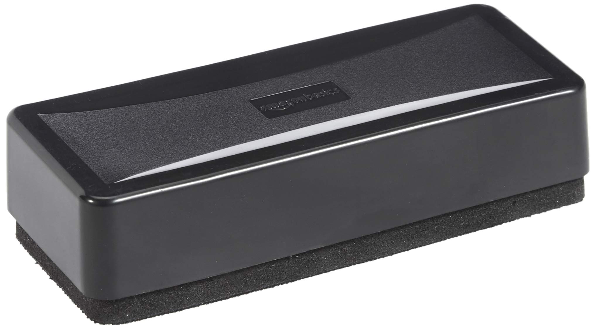 Amazon Basics Dry-Erase Rectangular Whiteboard Eraser, 8-Pack, Black