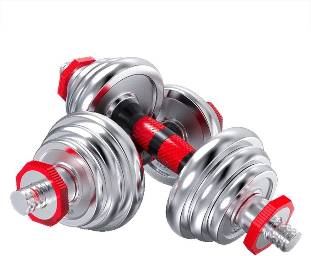 Bodybuilding Dumbbells Free Weights Dumbbells Weight Set Plating Coated cast Iron Dumbbell Pair for Gym Home Bodybuilding Training 10KG/15KG/20KG/30KG/40KG (Size : 20KG)