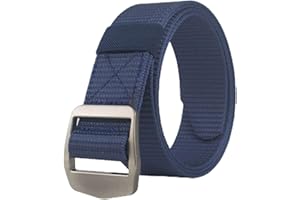 Cavulo Wearstead Belts for Men - Secure Locking Lightweight Double Reinforcement Hole-Free Minimalist Style