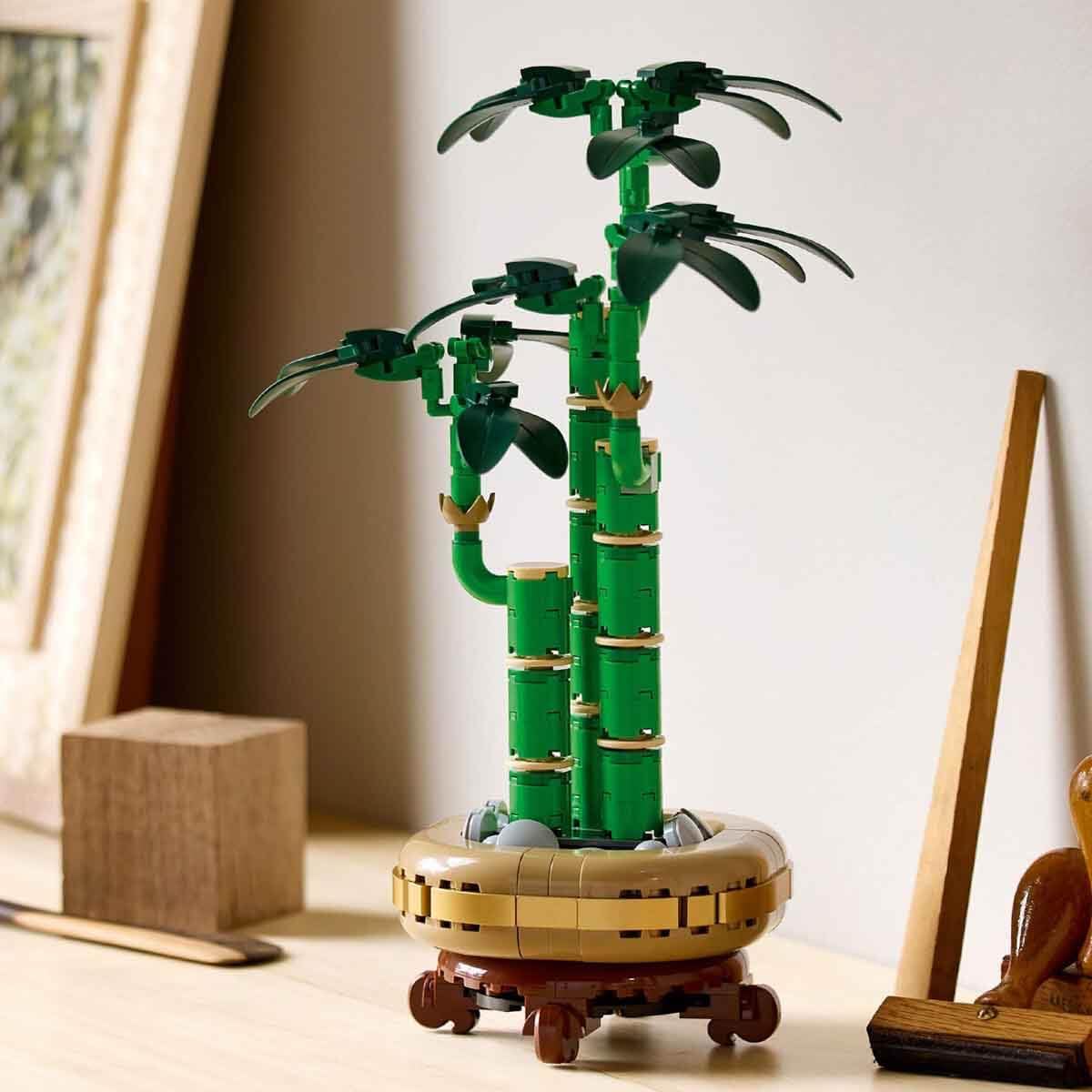 Lego Botanicals Glücks-Bambus, Kunstpflanze - Bauset für Erwachsene - Geschenk für Einweihungspartys oder Abschlussfeiern für Frauen und Männer - Wohn-Deko 10344 5
