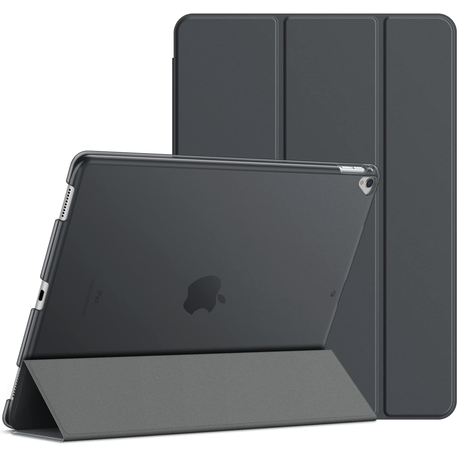 JETech Case for iPad Pro 12.9 Inch (1st and 2nd Generation, 2015 and 2017 Model), Auto Wake/Sleep (Dark Grey) โ image 1