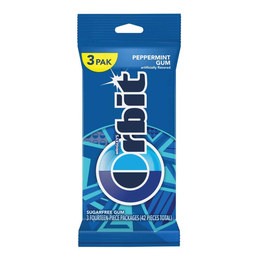 Orbit, Peppermint Sugarfree Gum, 42 ct