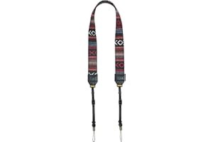 Nocs Provisions NocLoc Woven Tapestry Strap, Binocular & Camera Carry Accessory for All‑Day Comfort Hold - Thicket