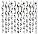 12 Pack Bird Scare Rods - Hanging Reflective Pest Repellent and Deterrent for Home - Spike and Tape Alternative