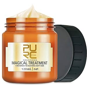 PURC Magical Hair Treatment Mask, Advanced Molecular Hair Roots Treatment Professtional Hair Conditioner, 5 Seconds to Restore Soft, Deep Conditioner Suitable for Dry & Damaged Hair