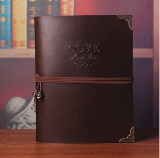 XYTMY Retro PU Leder Sammelalbum DIY Fotoalbum Hochzeit