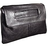 NIGEDU Women Handbags PU Leather Female Clutch Handbag Messenger Bag Large Solid High Capacity