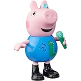 Peppa Pig Joke &amp; Sing George 8-Inch Figure, Musical Toy with 50+ Sounds and Songs, Basket Stuffers, Preschool Toys for Girls and Boys Ages 3+