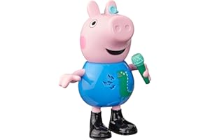 Peppa Pig Joke & Sing George 8-Inch Figure, Musical Toy with 50+ Sounds and Songs, Preschool Toys for Girls and Boys Ages 3+ 