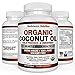 Organic Coconut Oil 2000mg - 100% EXTRA VIRGIN Cold Pressed for Weight Loss, Skin, Hair, Nails - 120 Softgel Capsules - BioScience Nutrition