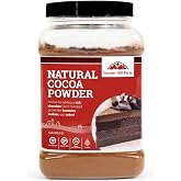 Hoosier Hill Farm Natural Cocoa Powder, Unsweetened, 1LB (Pack of 1) | Bulk baking cocoa for brownies, cookies and cakes. Non-alkalized, so it reacts with baking soda.