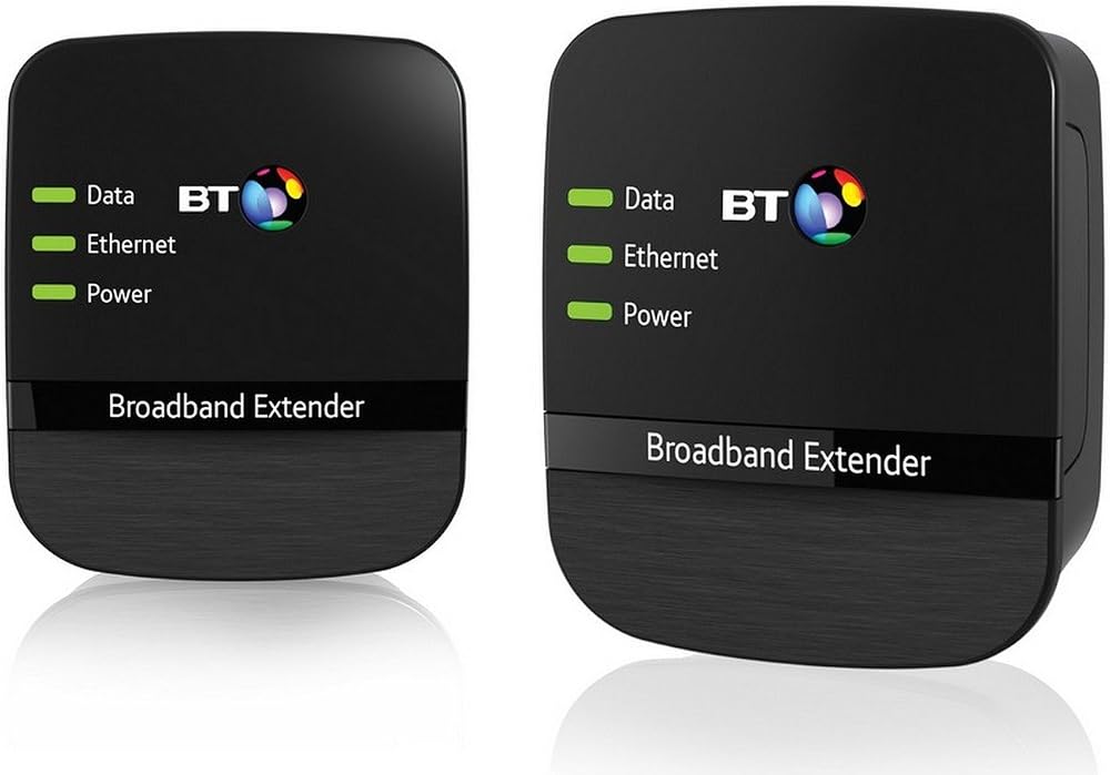 BT Broadband Extender 500 Kit Powerline Adapter Extend WiFi Home Ethernet