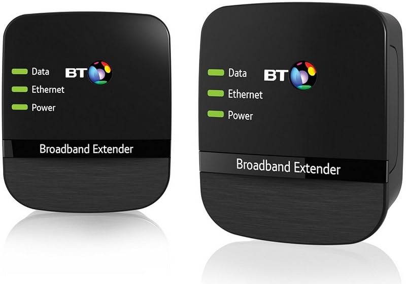 BT Broadband Extender 500 Kit Powerline Adapter Extend WiFi Home Ethernet