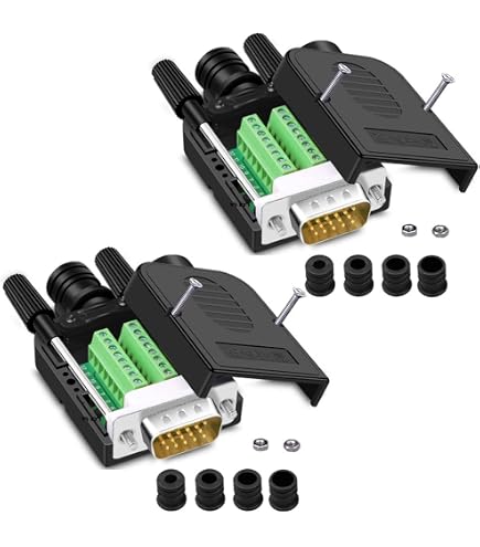 Twinkle Baie D-Sub DB15 Mâle 15 Broches Port Jack à Terminal Breakout Twinkle Baie D-Sub DB15 Mâle 15 Broches Port Jack à Terminal Breakout