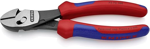 Knipex 73 72 180 Twinforce Pince Coupante De Cote Haute Performance Noire Atramentisee Avec Gaines Bi Matiere 180 Mm Amazon Fr Bricolage