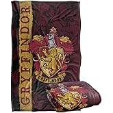 Harry Potter Blanket, 36"x58" Harry Potter House Crest Gryffindor Silky Touch Super Soft Throw Blanket