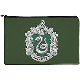 Harry Potter Slytherin Painted Crest Makeup Cosmetic Bag Organizer Pouch