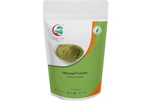 YOGI’S GIFT – CELEBRATING HEALTH Henna Hair Color | HENNA POWDER for Hair Color/Dye.(500 Grams /1.1 Lb) For 100% Pure & Natural Red Hair Color | With FREE GLOVES and HEAD CAP