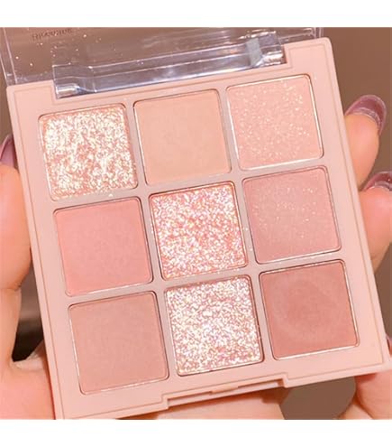 Amazon.com : TKDKSFD 9 Color Eye Shadow Palette Shiny Matte Eye