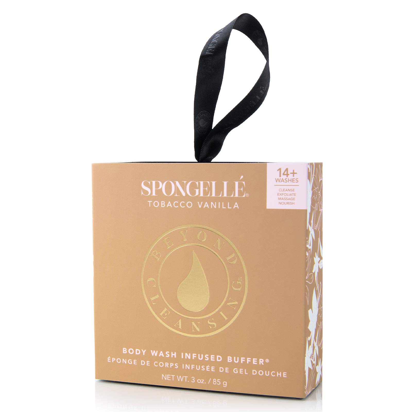 Spongellé Private Reserve Shower Body Wash Buffer Collection, Tobacco Vanilla