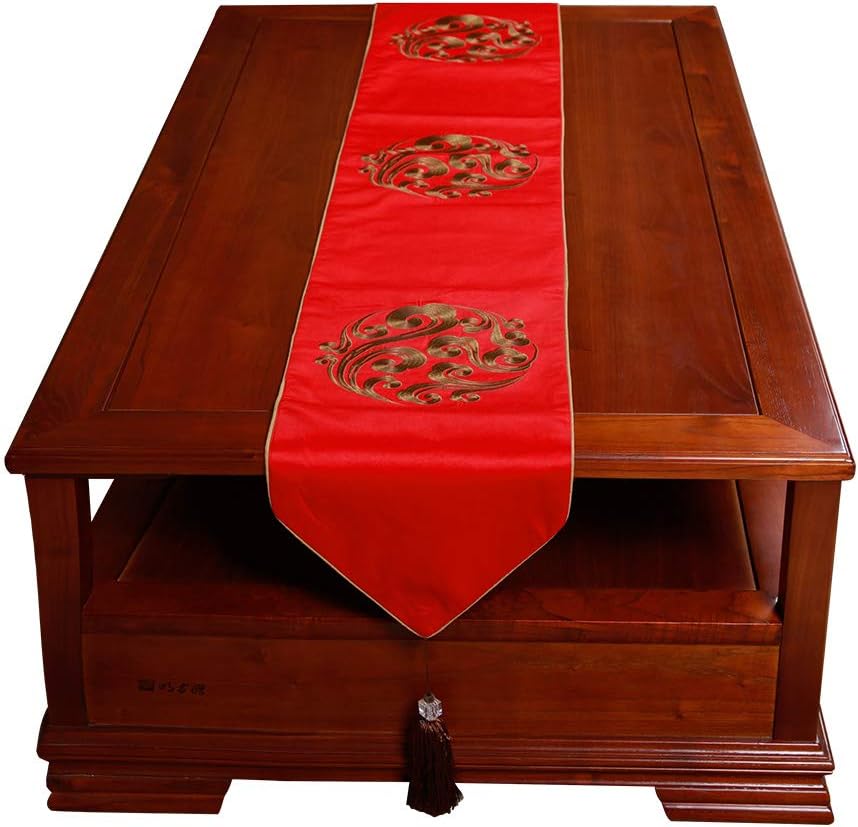 Best banquet table runner red