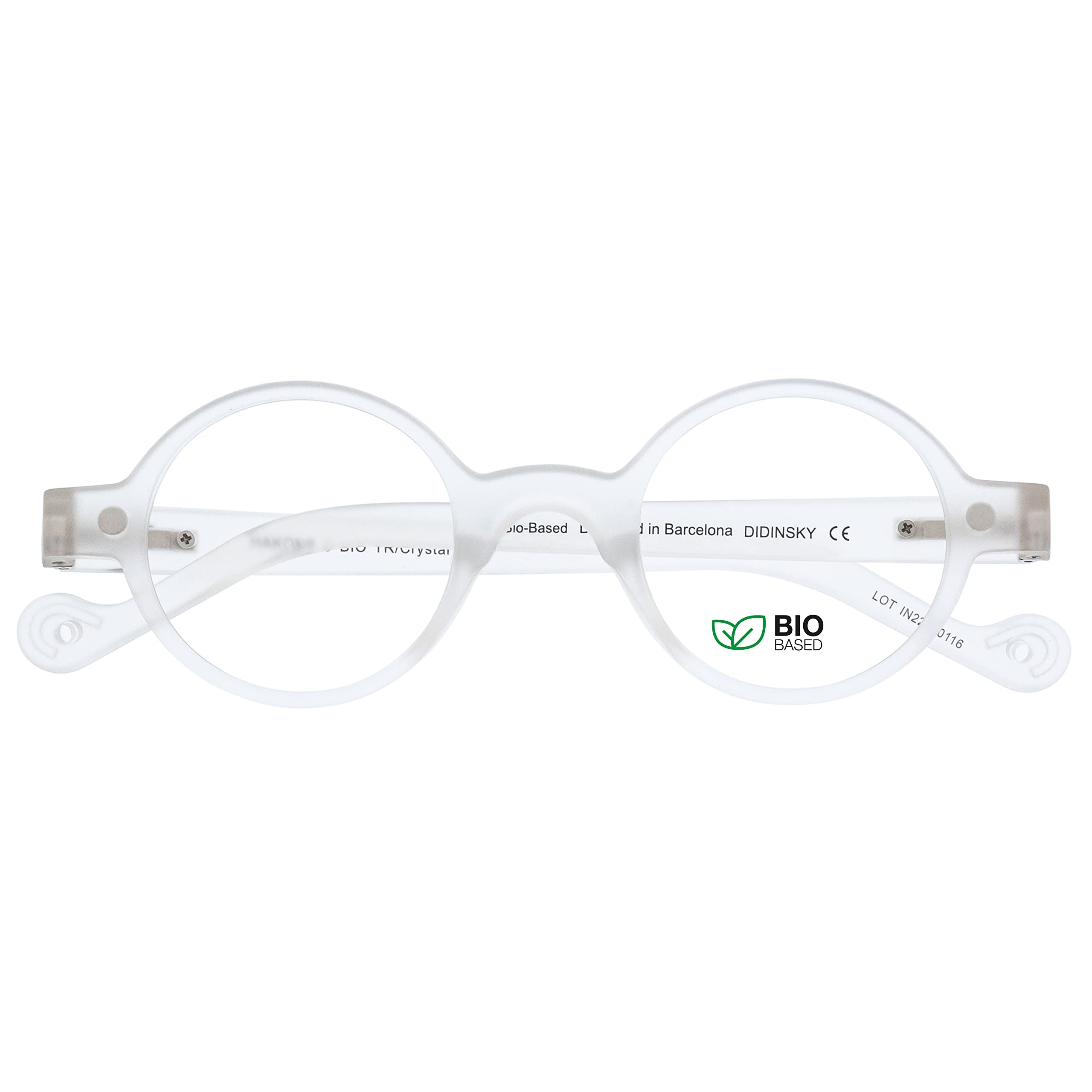 DIDINSKY CherryDIDINSKY readers presbyopia reading glasses anti blue light for men and women. Rubber touch, flexible temples and anti-reflective lenses. Smoke +1.0 - HAKONE BIO