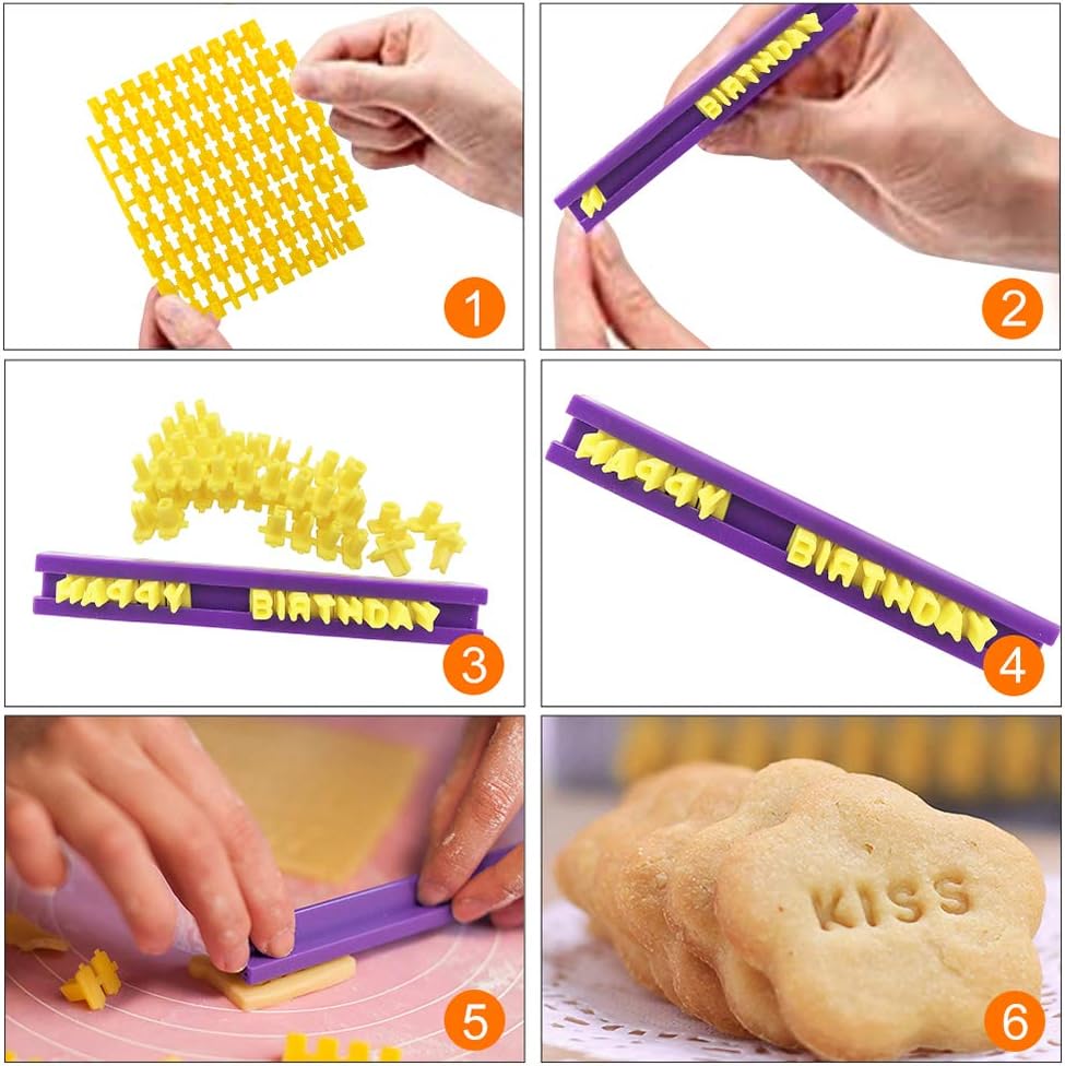 93 Pcs Cookie Stamps Set - Image 5