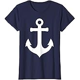 Boat Anchor for Women Nautical Boating Style Summer Sailing T-Shirt