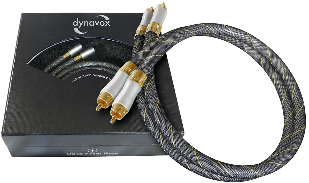 Dynavox stereo RCA cable 2 x 1.5 m (German Import)