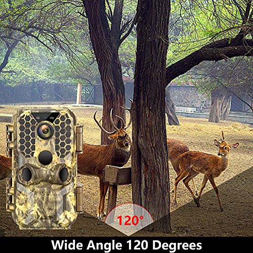 Wireless Bluetooth WiFi Game Trail Deer Camera 30MP Photo Real 4K Video