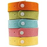 Fakon Best Mosquito Repellent Bracelet 7 Pack- Natural Deet-Free Insect Bug Repellent Bands,Non-Toxic Safe For Kids,Indoor Outdoor Protection,Protection Up To 300 Hours