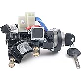 81910-M7110 Ignition Lock Switch Assembly with Keys Fit for Kia Forte 2019-2021, Soul 2020-2022, Seltos 2021-2024 - Ignition Lock Cylinder with Housing - Replace# 81900-M7E00, 81910M7110, 81900-M7D00