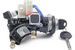 RHAOCZIYAUTO 81910-M7110 Ignition Lock Switch Assembly with Keys Fit for Kia Forte 2019-2021, Soul 2020-2022, Seltos 2021-2024 - Ignition Lock Cylinder with Housing - Replace# 81900-M7E00, 81910M7110, 81900-M7D00