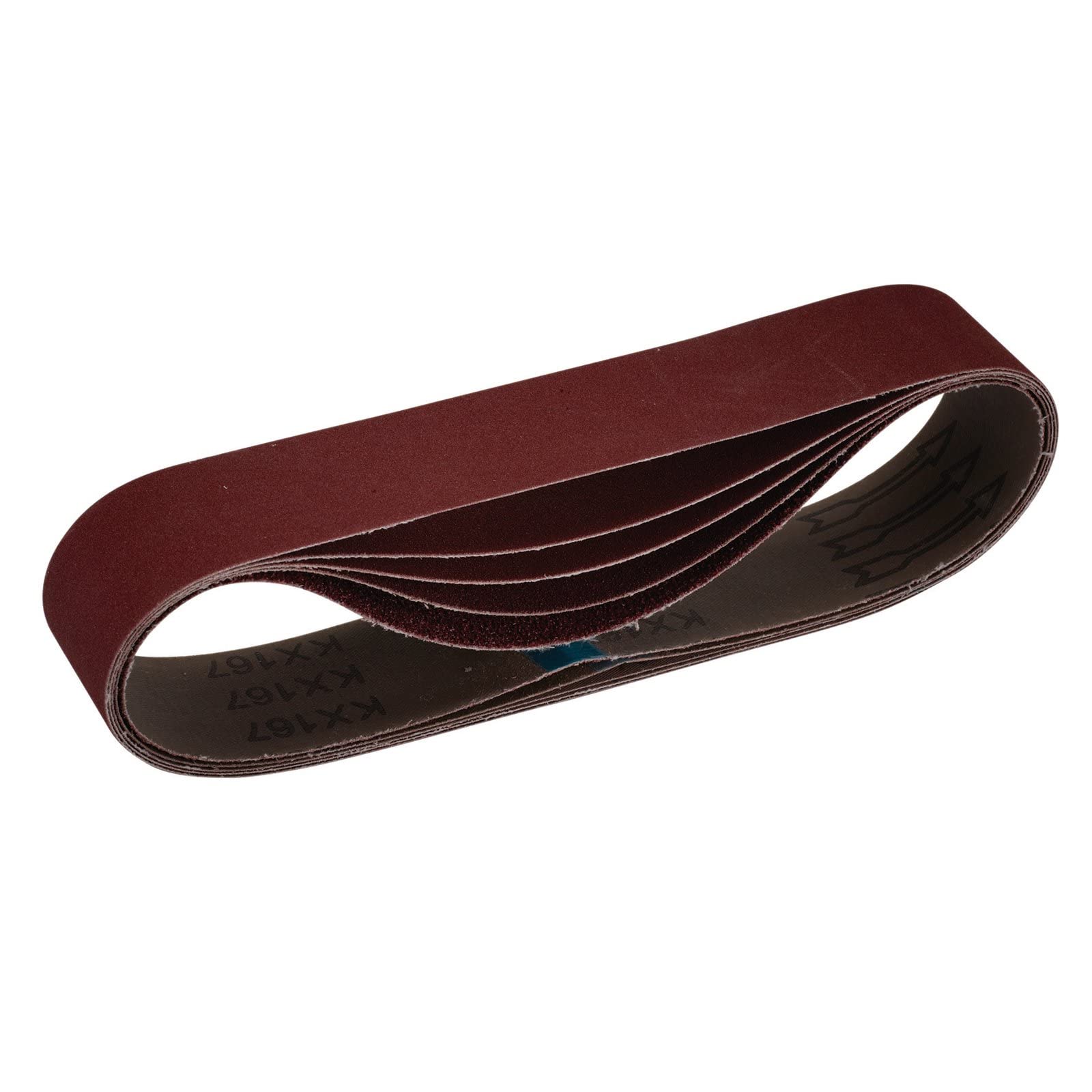 Draper 09220 Cloth Sanding Belt, 50 x 686mm, Assorted Grit (Pack of 5) — image 1