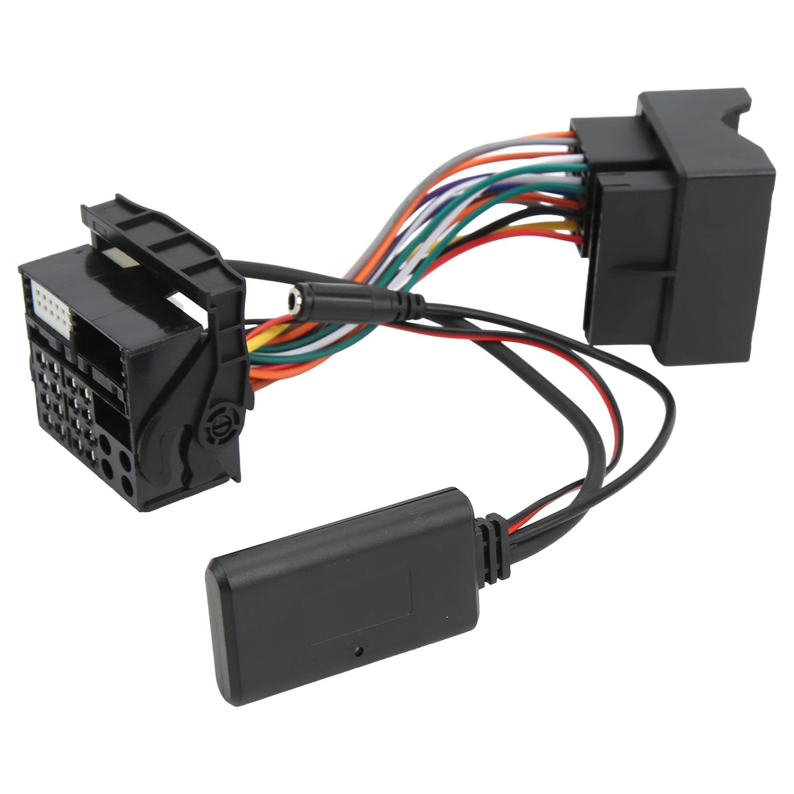 KIMISS Bluetooth Handsfree Audio Radio Music Adapter AUX in Cable Fit for E46 320i 320ci Car Wireless Bluetooth 5.0 Audio AUX Input Cable Adapter with Microphone for E46 3 Series