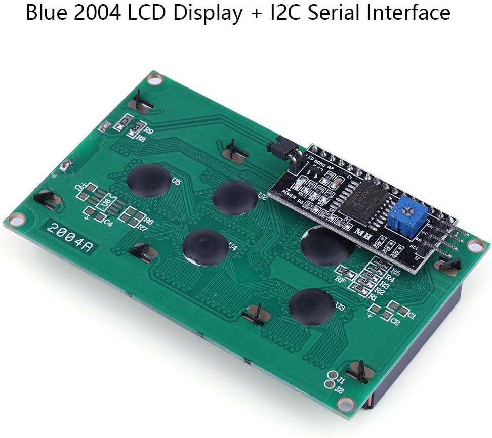 iHaospace LCD2004 I2C IIC 2004 20x4 2004A Blue Screen Serial LCD Module for Arduino Character LCD/w IIC/I2C Serial Interface Adapter Module - Image 4