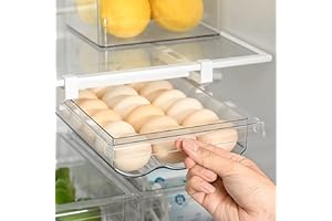 FAROCHY Fridge Egg Drawer Organizer Holder Trays for Refrigerator Egg Container (1 Pack)