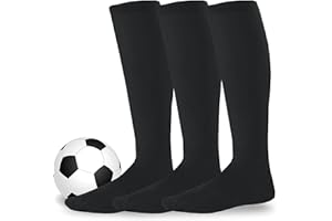 TEEHEE SOCKS Soccer Socks Athletic Sports Socks Softball Baseball Cushioned Knee High Tube Socks Kids Teens Women Men Unisex