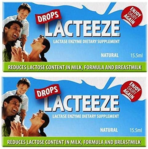 Lactase Enzyme Lacteeze Drops 15.5 ml Liquid by Gelda Scientific