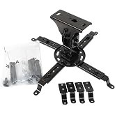 VideoSecu LCD DLP Tilt Swivel Sloped Projector Ceiling Mount Bracket Fit Flat and Vaulted Ceiling PJ1B WU7