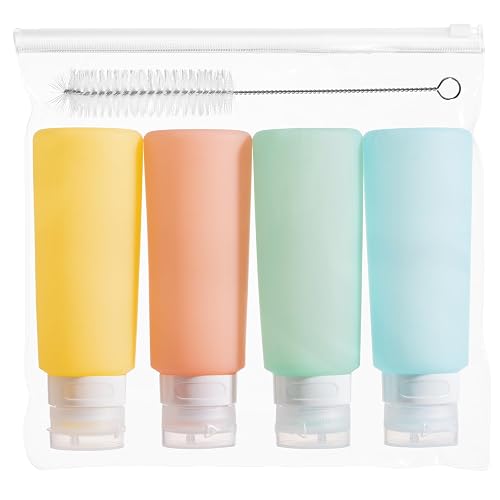 Condiment Squeeze Bottles for Sauces, 6-oz Mini Silicone Salad Dressing ...