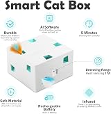 Migipaws 3-in-1 MigiBox Cat Toy Rechargeable Interactive Box 12 Holes view 2